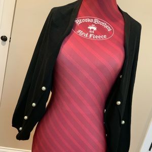 Voir black cardigan sweater with new tags